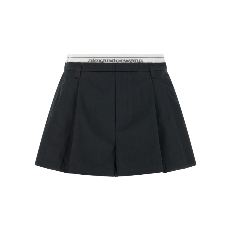 Logo band shorts