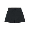 Logo band shorts