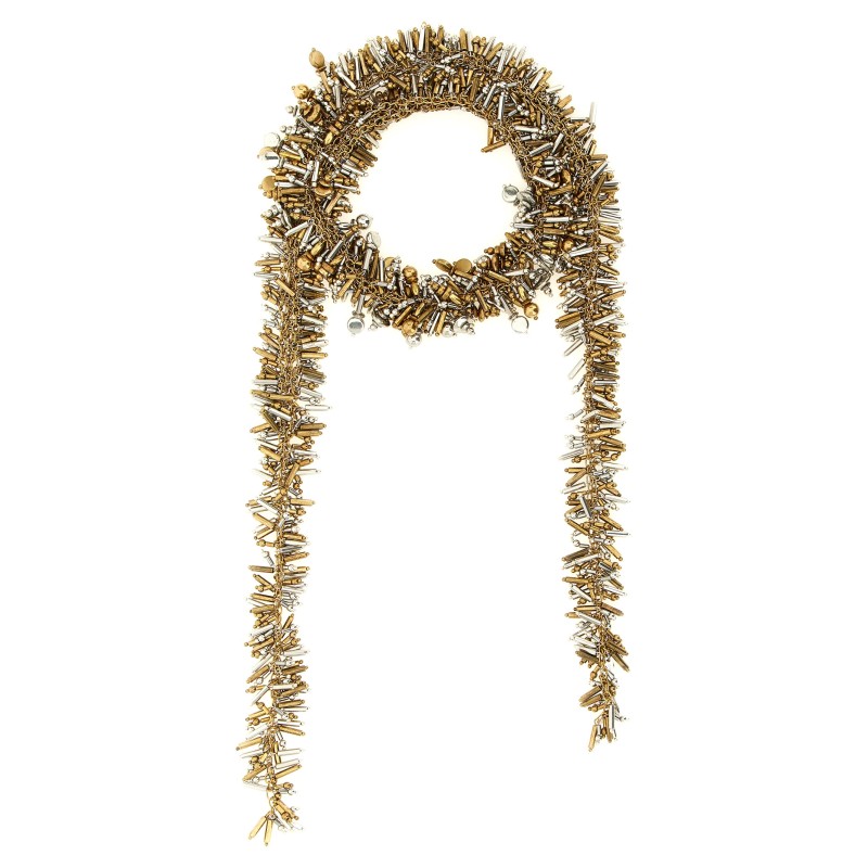 'Embroidered Scarf' necklace