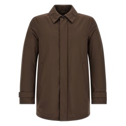 Detachable hood parka