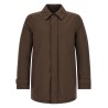 Detachable hood parka