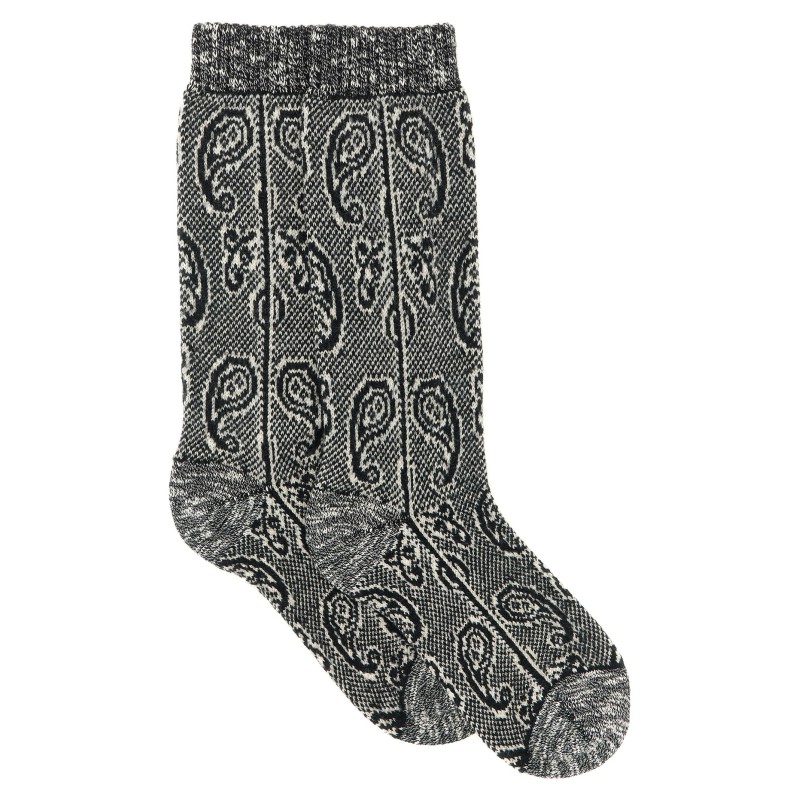 Paisley Jacquard Socks