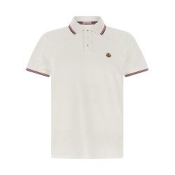 Tricolor trim polo shirt