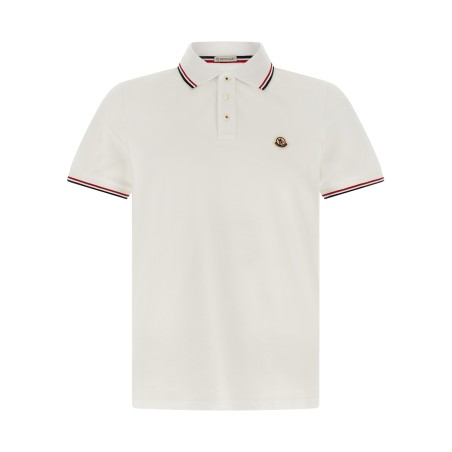 Tricolor trim polo shirt