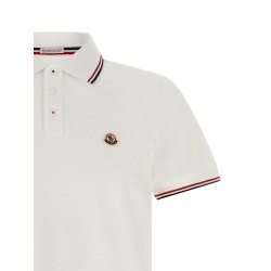 Tricolor trim polo shirt