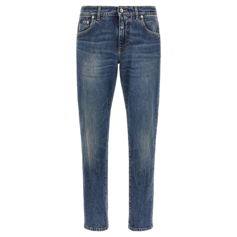 Logo plaque jeans