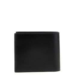 Logo leather wallet