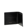Logo leather wallet