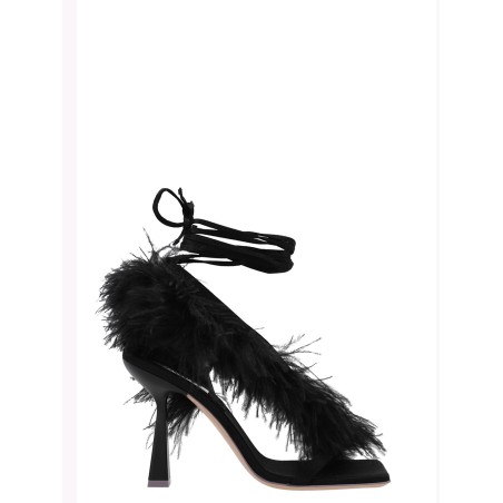 'Feather Wrap’ sandals