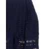 Embroidered cotton pants