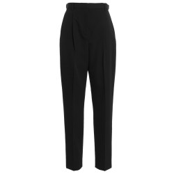 Wool twill pants