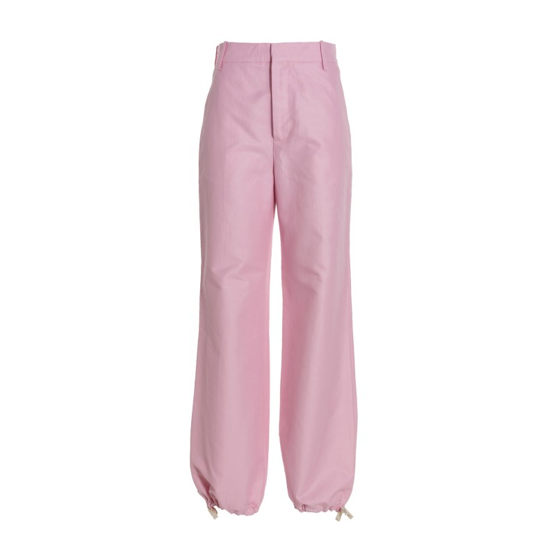Logo embroidery pants