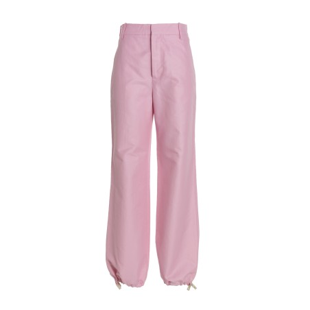 Logo embroidery pants