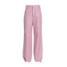 Logo embroidery pants