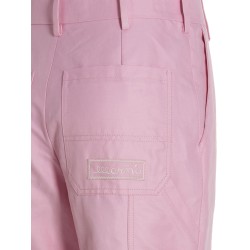 Logo embroidery pants