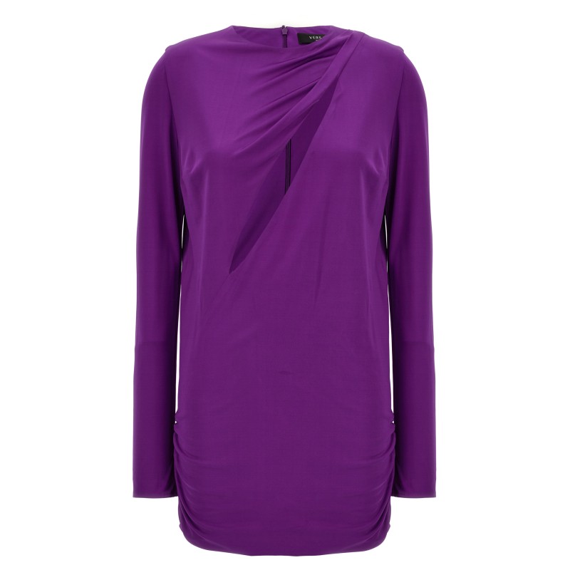 Cut out jersey dress