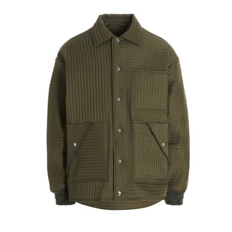 'Chore Quilted Stripes' down jacket