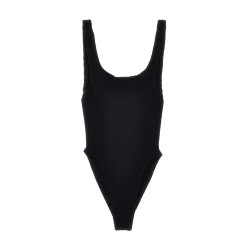 'Square Neck' one-piece swimsuit