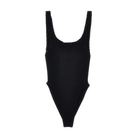'Square Neck' one-piece swimsuit