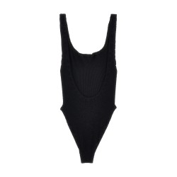 'Square Neck' one-piece swimsuit