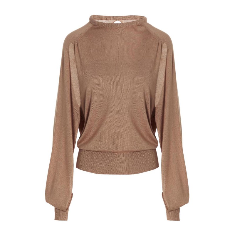 Cut out insert top sweater