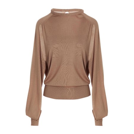 Cut out insert top sweater