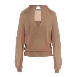 Cut out insert top sweater