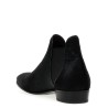Calf hair ankle boots
