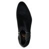 Calf hair ankle boots