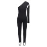 Scuba cut out one-length bodysuit