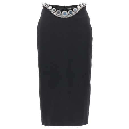 'Puffer Circle Embroidery' skirt