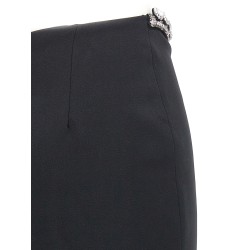 'Puffer Circle Embroidery' skirt