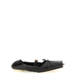 Square toe ballet flats