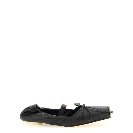 Square toe ballet flats