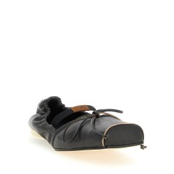 Square toe ballet flats