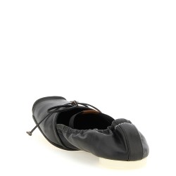 Square toe ballet flats