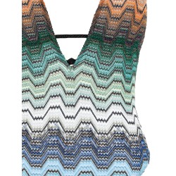 Greek pattern one-piece swimsuit