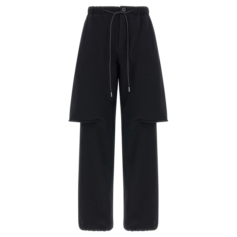 Trompe l'oeil bermuda pants