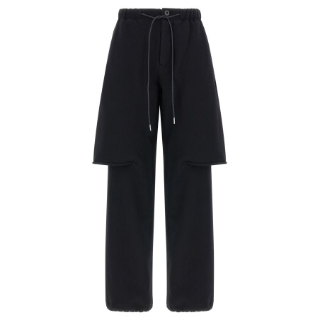 Trompe l'oeil bermuda pants