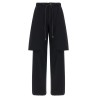 Trompe l'oeil bermuda pants
