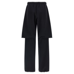 Trompe l'oeil bermuda pants