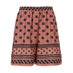 Silk bermuda shorts