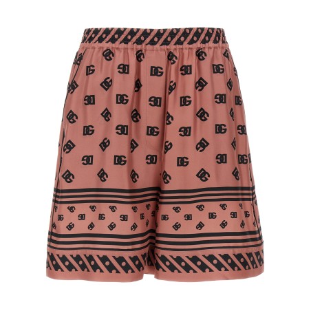 Silk bermuda shorts