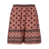 Silk bermuda shorts
