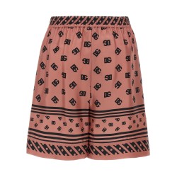 Silk bermuda shorts
