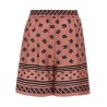 Silk bermuda shorts
