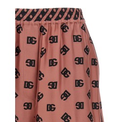 Silk bermuda shorts