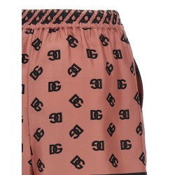Silk bermuda shorts