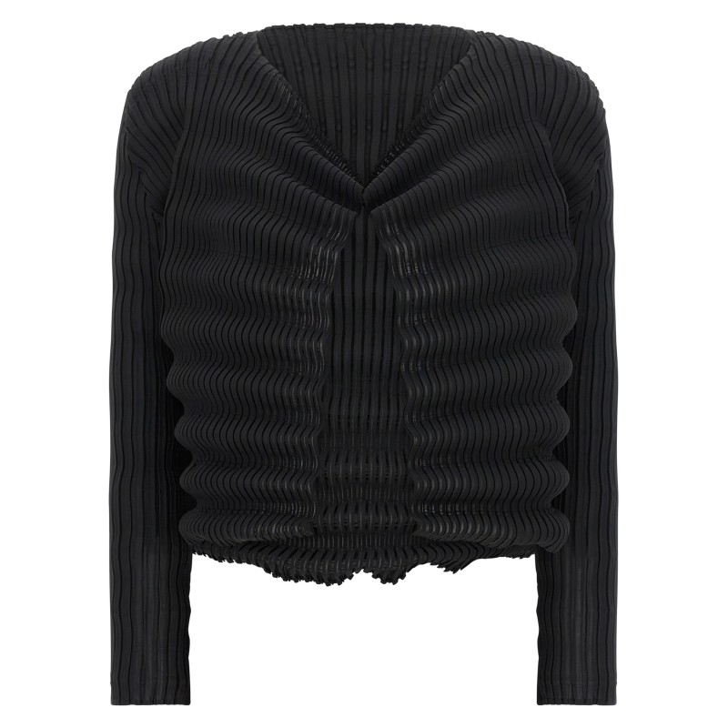 'Spring Pleats' cardigan