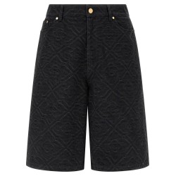 'Laser Monogram Denim' bermuda shorts